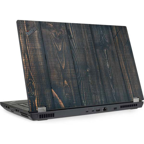 Black Painted Wood Lenovo ThinkPad Skin