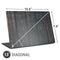 Black Painted Wood Universal Laptop 13in (10.6 x 7.6in) Skin
