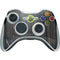 Black Painted Wood Xbox 360 Wireless Controller Skin