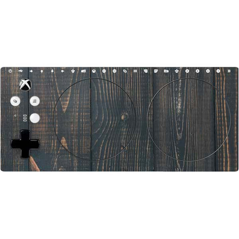 Black Painted Wood Xbox Adaptive Controller Skin