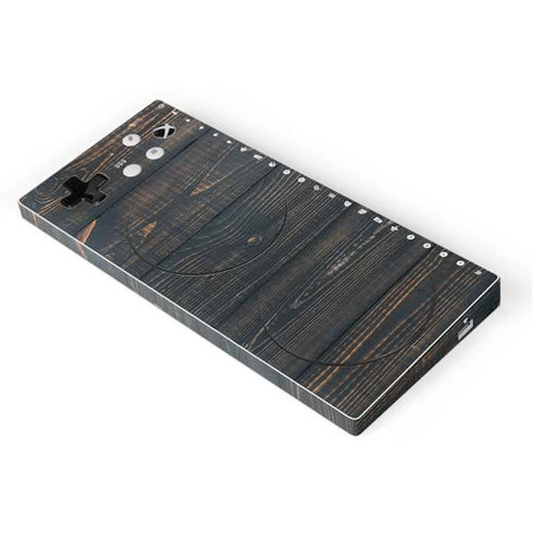 Black Painted Wood Xbox Adaptive Controller Skin
