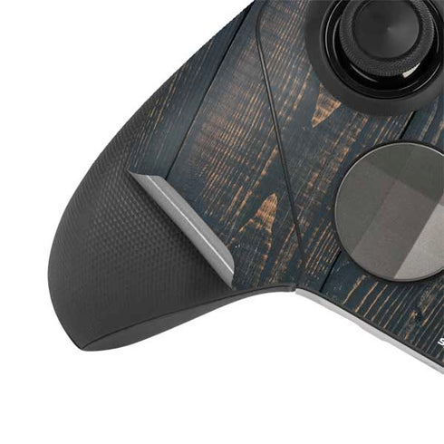 Black Painted Wood Xbox Elite Wireless Controller Series 2 Skin