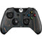 Black Painted Wood Xbox One Controller Skin
