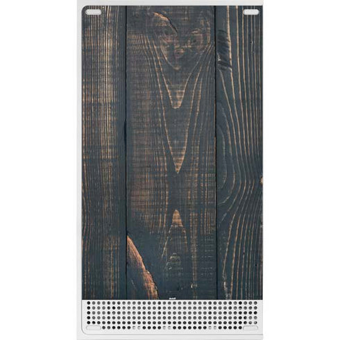 Black Painted Wood Xbox Series S Skins