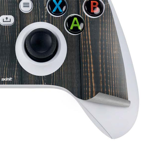 Black Painted Wood Xbox Series S Bundle Skin