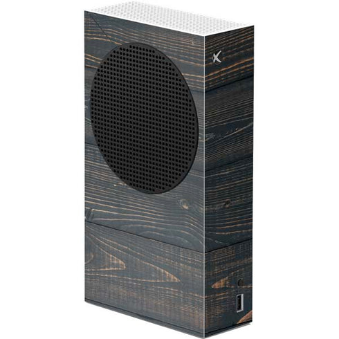 Black Painted Wood Xbox Series S Console Skin