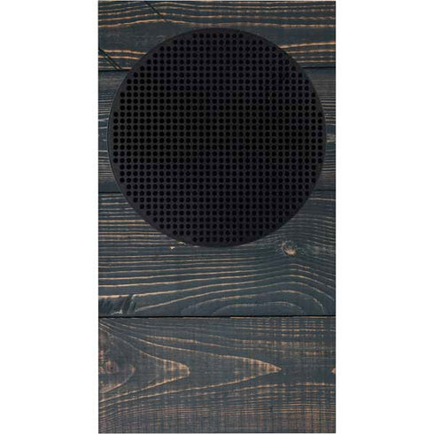 Black Painted Wood Xbox Series S Console Skin