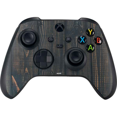 Black Painted Wood Xbox Series X Bundle Skin