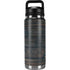 Black Painted Wood YETI Rambler 26oz Bottle Skin
