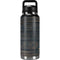 Black Painted Wood YETI Rambler 36oz Bottle Skin