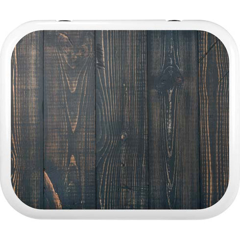 Black Painted Wood YETI Roadie 24 Hard Cooler Skin