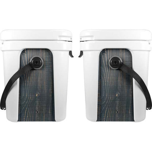 Black Painted Wood YETI Roadie 24 Hard Cooler Skin