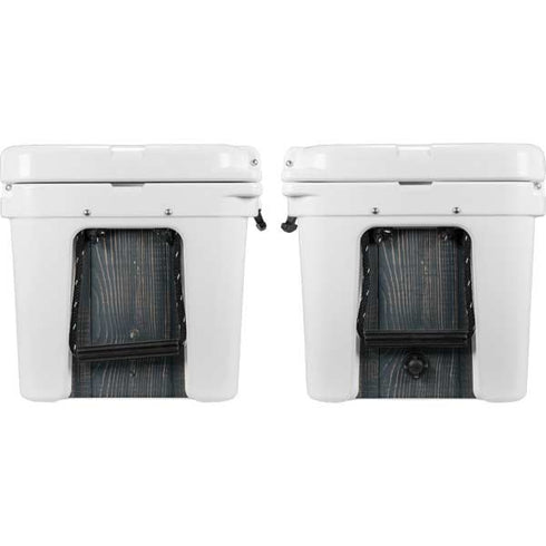 Black Painted Wood YETI Tundra 35 Hard Cooler Skin