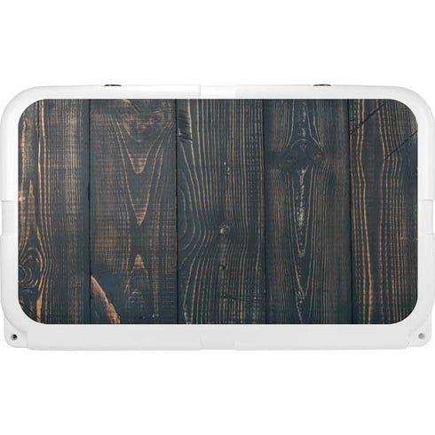 Black Painted Wood YETI Tundra 45 Hard Cooler Skin