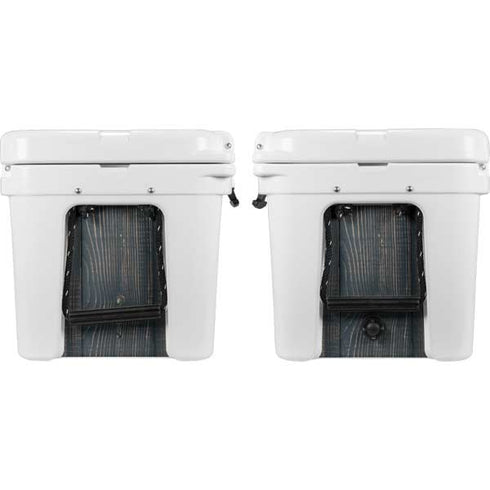 Black Painted Wood YETI Tundra 45 Hard Cooler Skin
