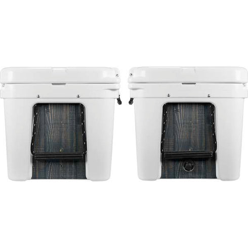 Black Painted Wood YETI Tundra 65 Hard Cooler Skin
