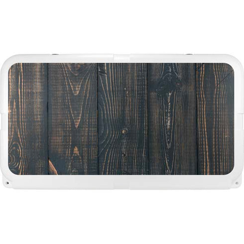 Black Painted Wood YETI Tundra 75 Hard Cooler Skin