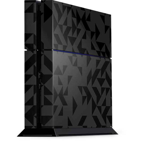 Black Geometric PS4 Console Skin