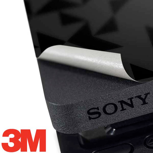 Black Geometric PS4 Slim Bundle Skin