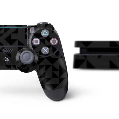 Black Geometric PS4 Slim Bundle Skin
