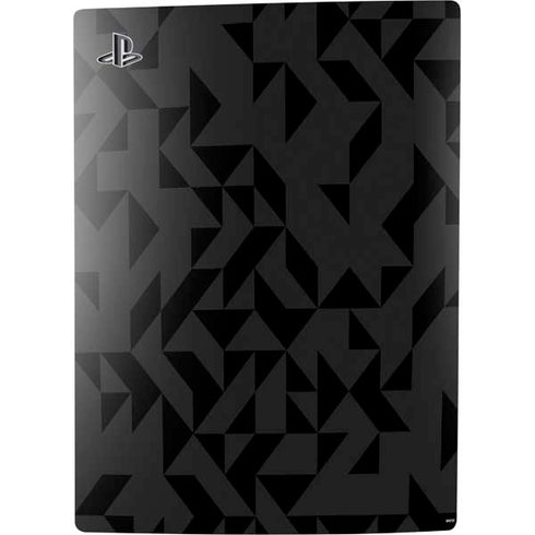 Black Geometric PS5 Digital Edition Console Skin