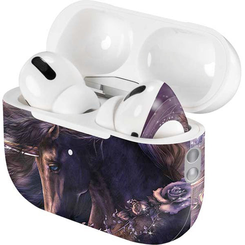 Laurie Prindle Black Rose Unicorn AirPods Pro 2nd Gen Skin