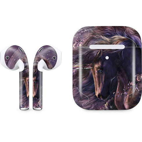 Laurie Prindle Black Rose Unicorn Apple AirPods 2 Skin