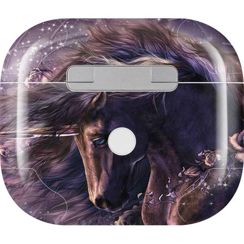 Laurie Prindle Black Rose Unicorn Apple AirPods (3rd Gen 2021) Skin