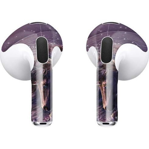 Laurie Prindle Black Rose Unicorn Apple AirPods (3rd Gen 2021) Skin