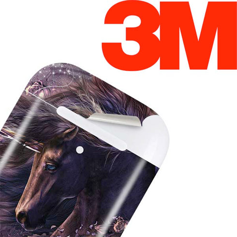 Laurie Prindle Black Rose Unicorn Apple AirPods Skin