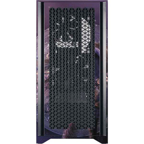 Laurie Prindle Black Rose Unicorn Corsair 4000D Tempered Glass Mid-Tower ATX Case Skin