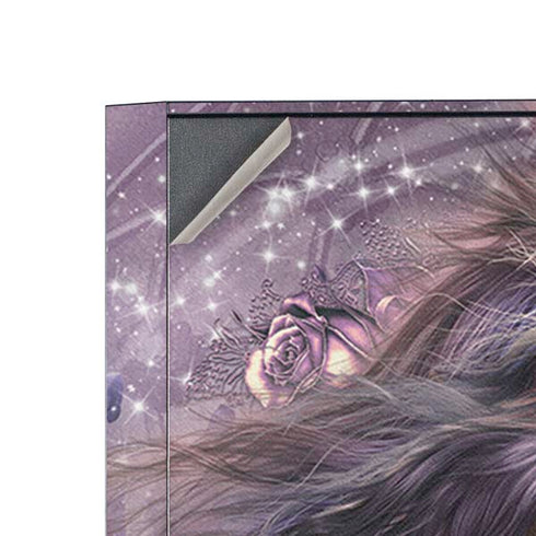 Laurie Prindle Black Rose Unicorn Corsair 4000D Tempered Glass Mid-Tower ATX Case Skin