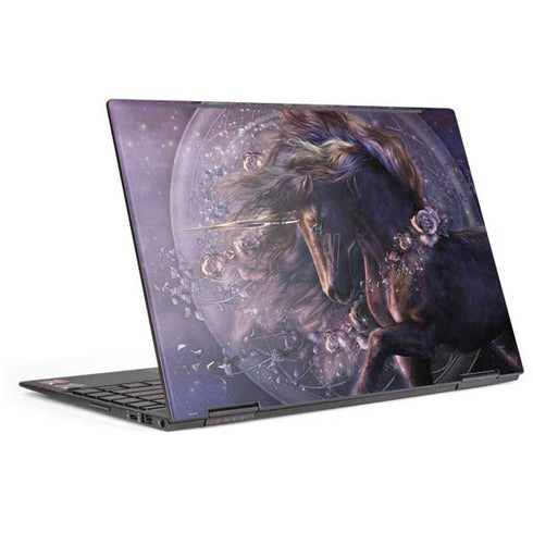 Laurie Prindle Black Rose Unicorn HP Envy Skin