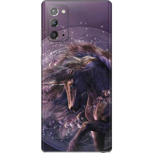 Laurie Prindle Black Rose Unicorn Galaxy Note20 5G Skin