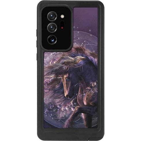 Laurie Prindle Black Rose Unicorn Galaxy Note20 Ultra 5G Waterproof Case