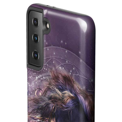 Laurie Prindle Black Rose Unicorn Galaxy S21 Plus 5G Pro Case