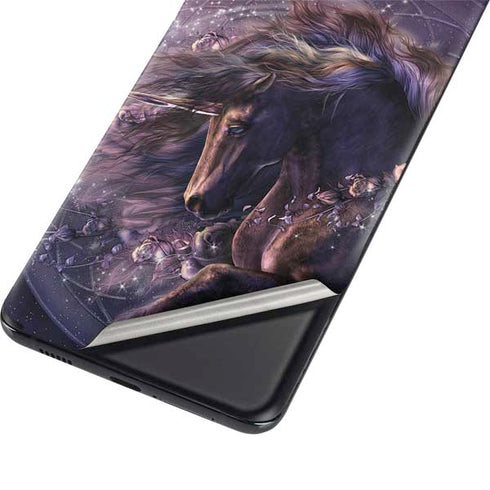 Laurie Prindle Black Rose Unicorn Galaxy S21 Ultra 5G Skin
