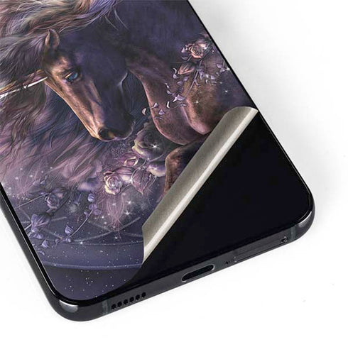 Laurie Prindle Black Rose Unicorn Galaxy S22 Plus Skin