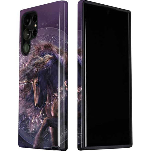 Laurie Prindle Black Rose Unicorn Galaxy S22 Ultra Pro Case