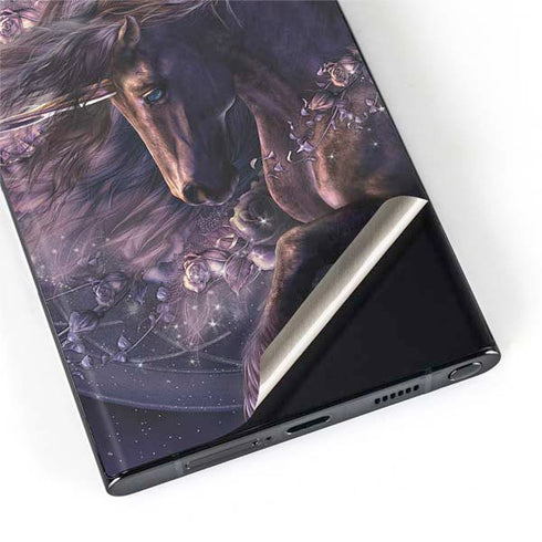 Laurie Prindle Black Rose Unicorn Galaxy S22 Ultra Skin