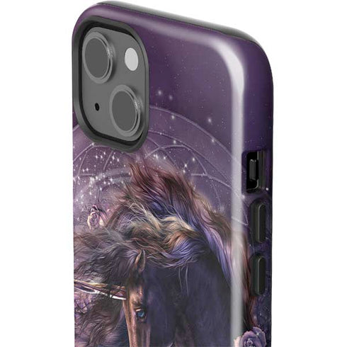 Laurie Prindle Black Rose Unicorn iPhone 13 Impact Case