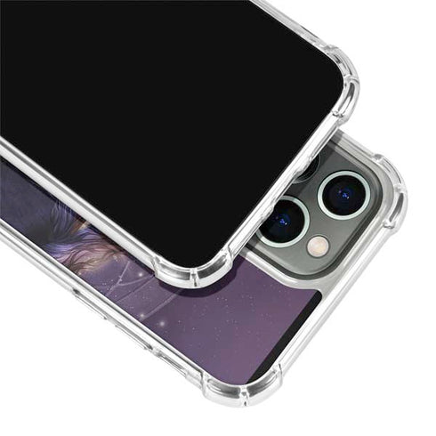 Laurie Prindle Black Rose Unicorn iPhone 13 Pro Clear Case