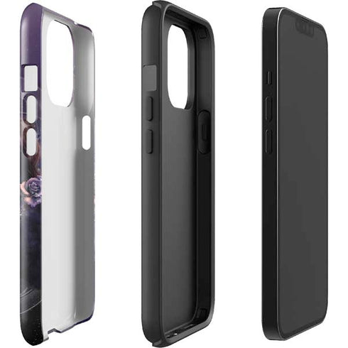 Black Rose Unicorn by Laurie Prindle iPhone 15 Pro Max Impact Case