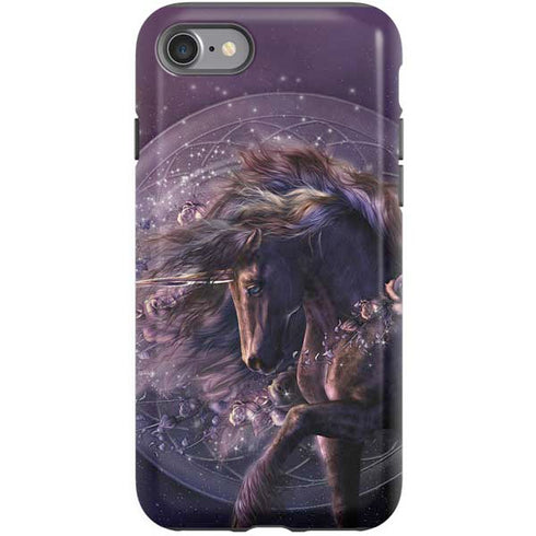 Laurie Prindle Black Rose Unicorn iPhone SE (2nd & 3rd Gen) Pro Case