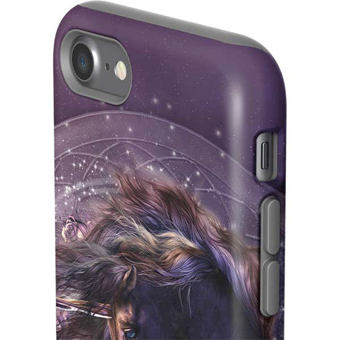 Laurie Prindle Black Rose Unicorn iPhone SE (2nd & 3rd Gen) Pro Case
