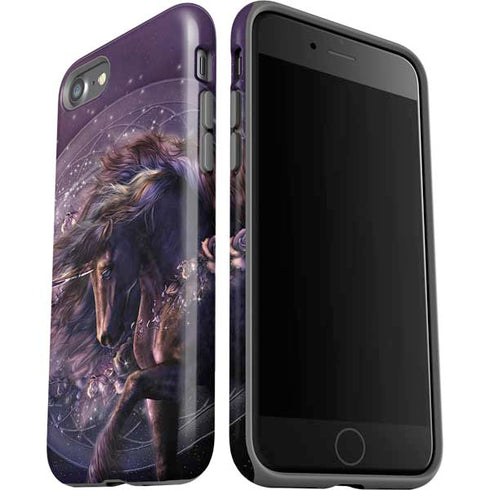 Laurie Prindle Black Rose Unicorn iPhone SE (2nd & 3rd Gen) Pro Case