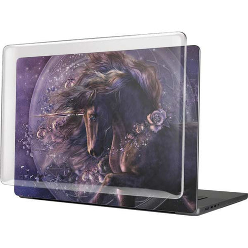 Black Rose Unicorn by Laurie Prindle MacBook Pro 16in (2021-25) Case plus Skin