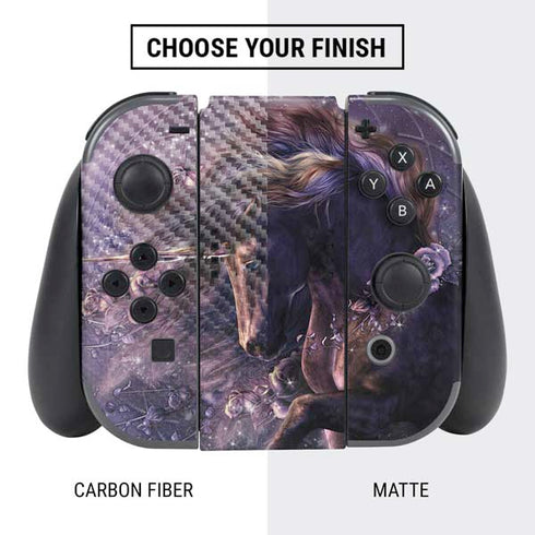 Laurie Prindle Black Rose Unicorn Nintendo Switch Bundle Skin