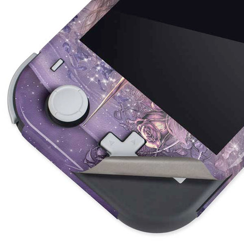 Laurie Prindle Black Rose Unicorn Nintendo Switch Lite Skin