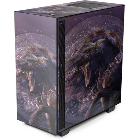 Laurie Prindle Black Rose Unicorn NZXT H510 Compact ATX Mid-Tower Case Skin